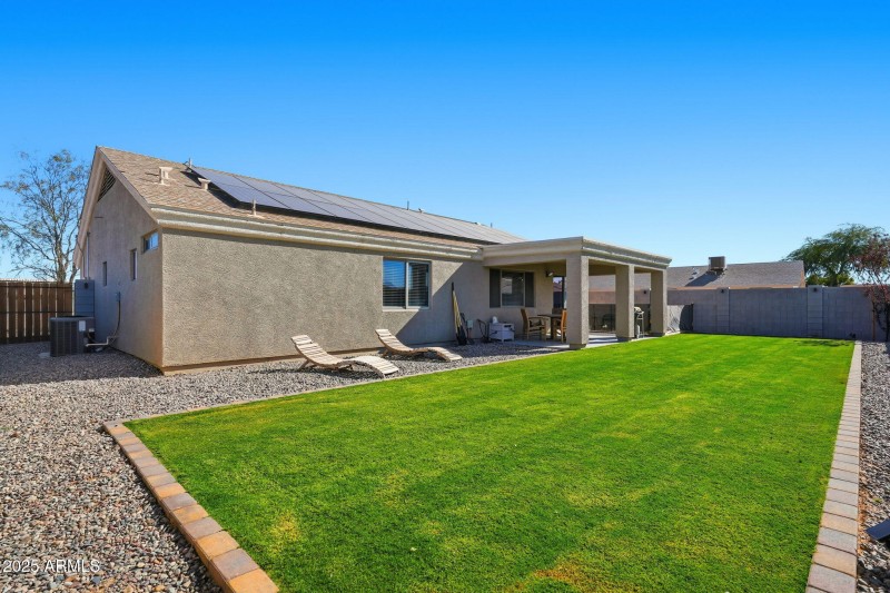 Beautifully Landscaped Backyard