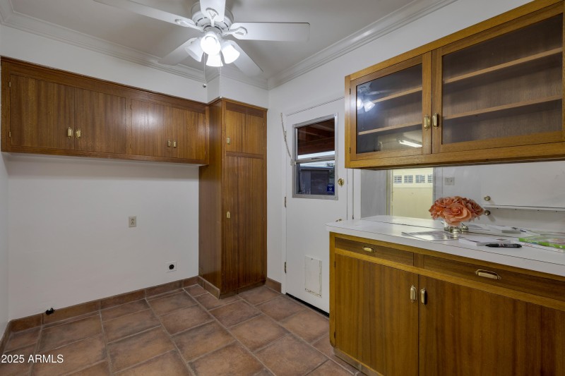 Extra laundry or storage