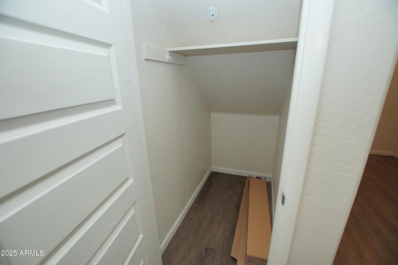 storage under stairs