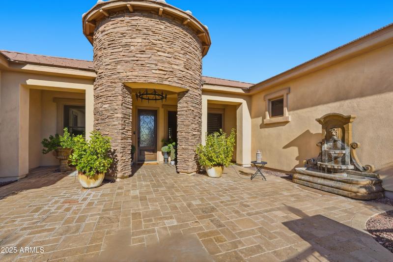 FOUNTAIN IN FRONT PATIO