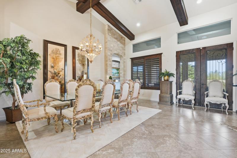 FORMAL DINING AREA TOWARDS BACKYARD