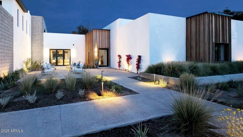 FRONT COURTYARD FROM SE ANGLE