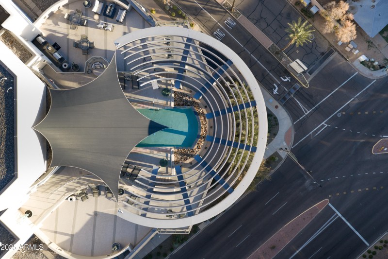 Aerial Building Architecture