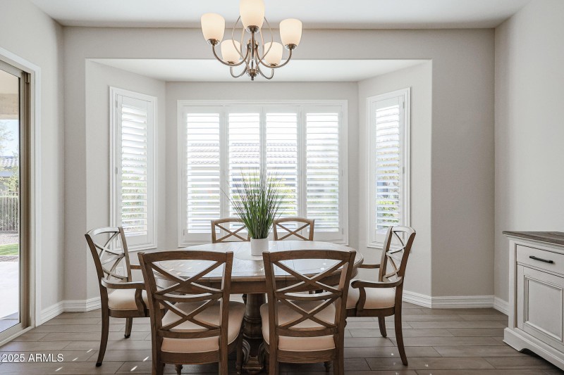 Bay Window in Dining Area