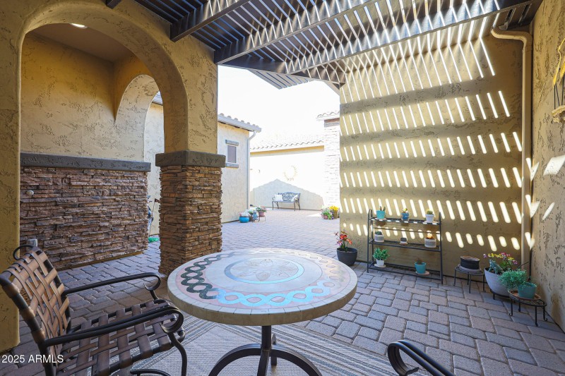 Gated and Enclosed Courtyard