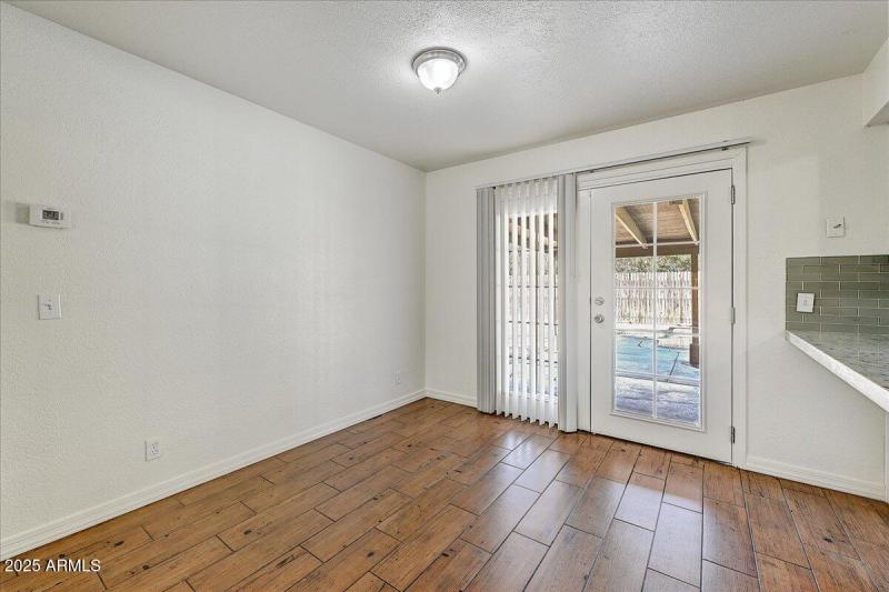 Casual Dining Area with Exit to Patio