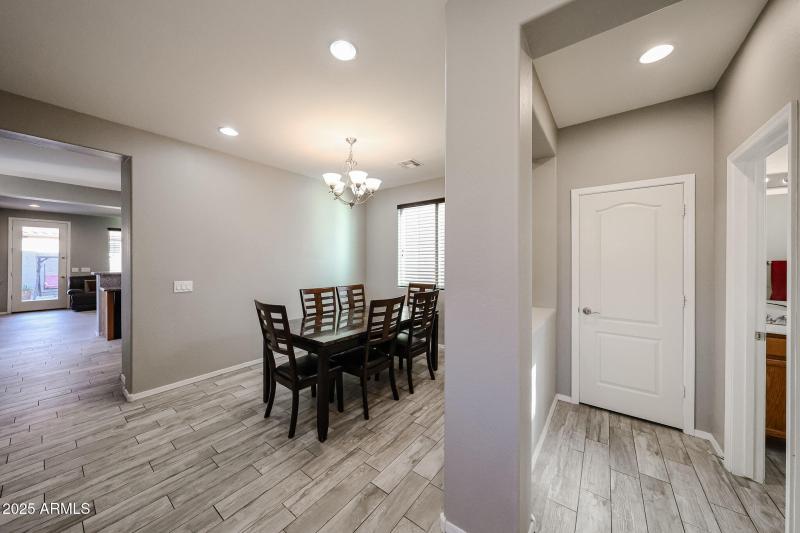 Powder Bath & Dining Area
