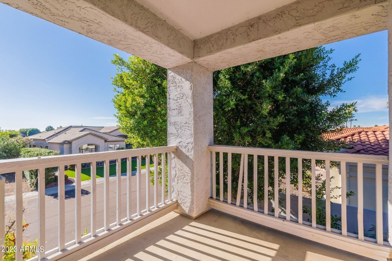 Patio off primary bedroom