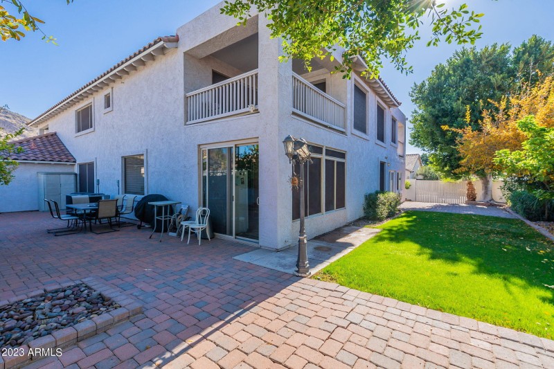 Backyard from corner of lot