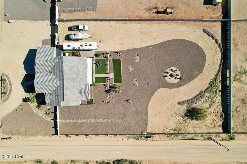 RV turnaround and Rear Driveway