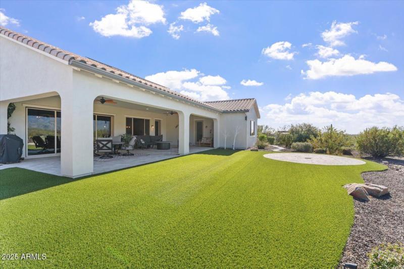 Backyard with Splash Pad