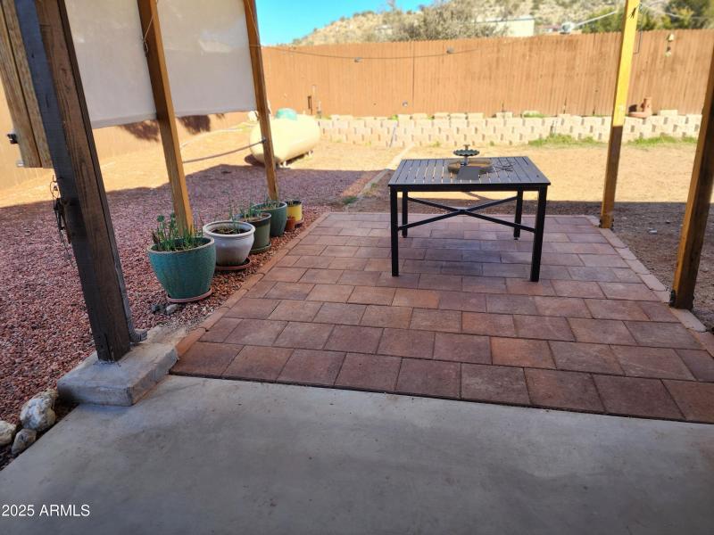 4580 E Steven Way back porch pavers