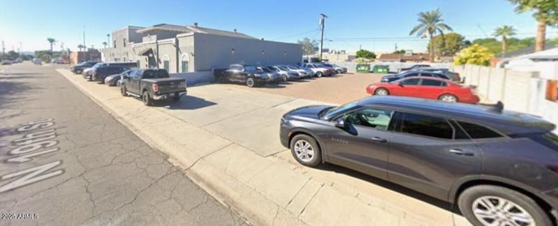 NE Elevation and Parking