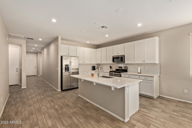 Modern Kitchen with Island Seating