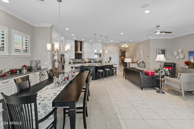 Dining, kitchen, Great room space