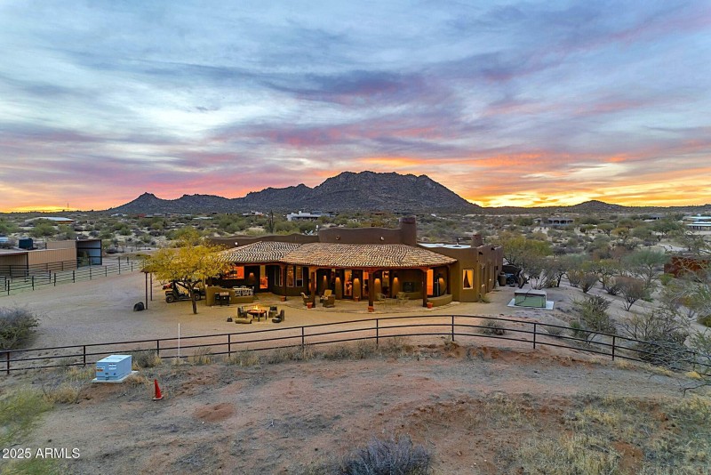 Sunset over Granite Mt.