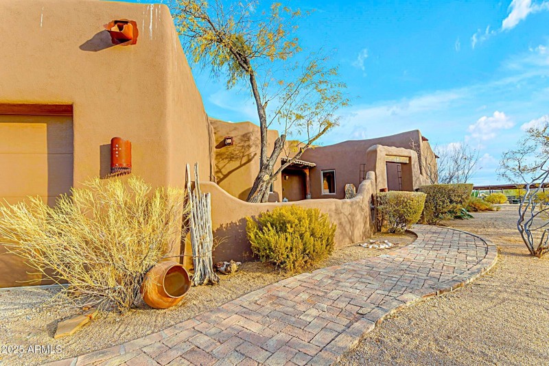 Firebrick pavestone walkway