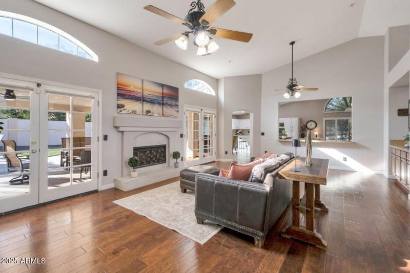 FRENCH DOORS TO PATIO