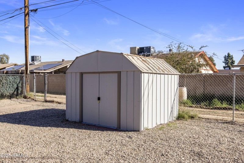 Back Yard Shed Included