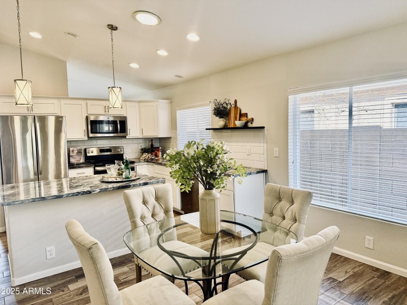 Open Kitchen & Dining Area
