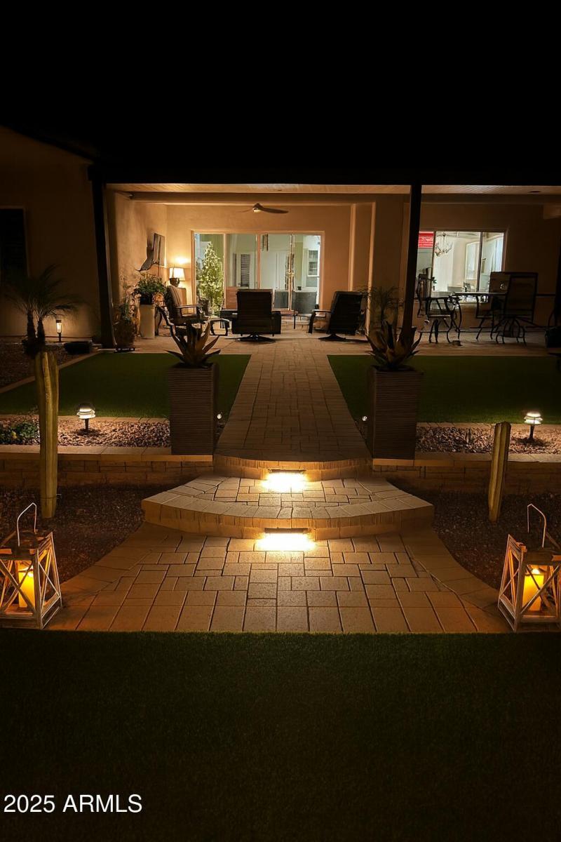 Rear Patio Lighting