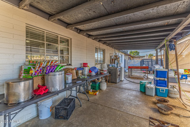 Covered Patio Entertaining