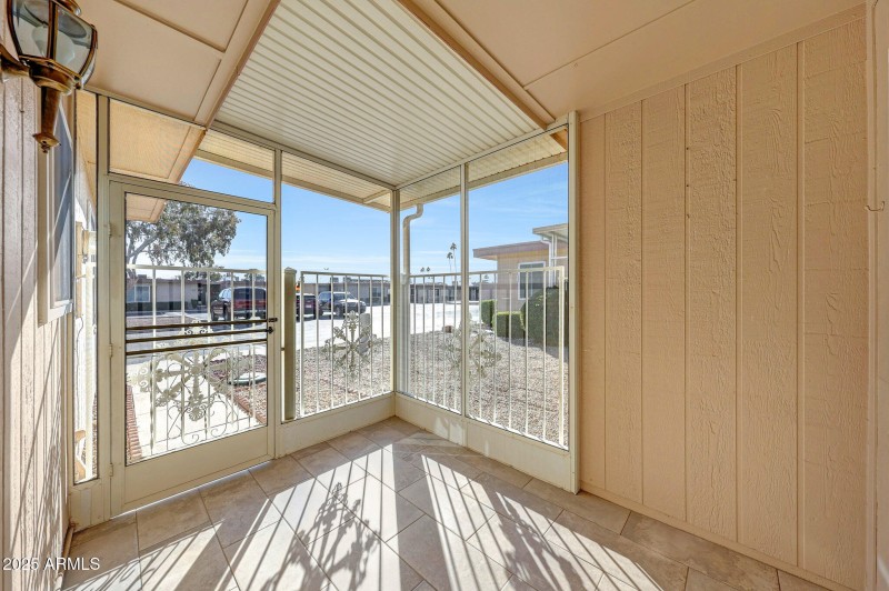 Enclosed Front Patio