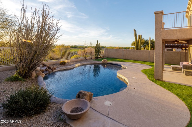 Backyard / pool / views