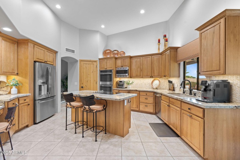 Kitchen with Granite Counters