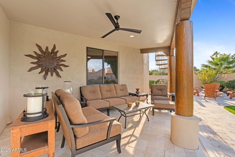 Expansive Covered Patio