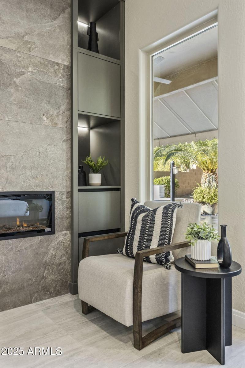 Primary Fireplace detail