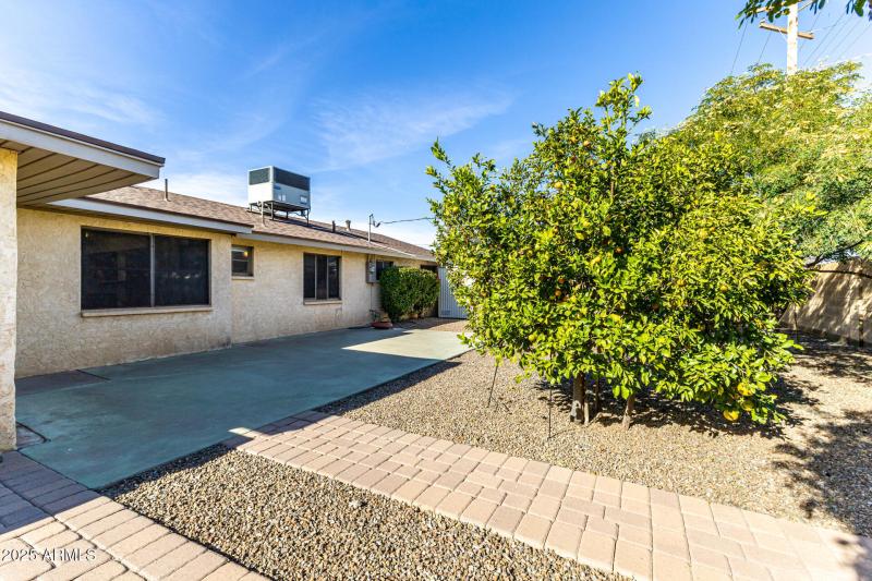 2221 N 71st St Rear Patio & Yard