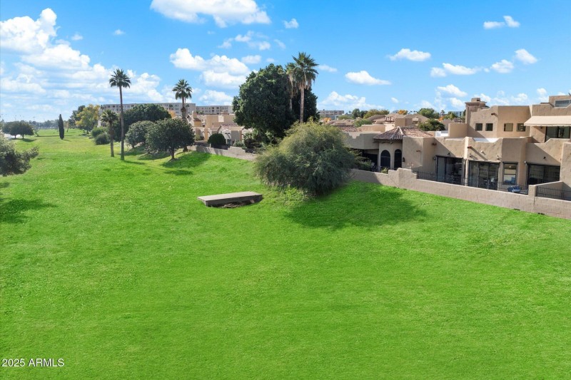 View of Greenbelt area behind home