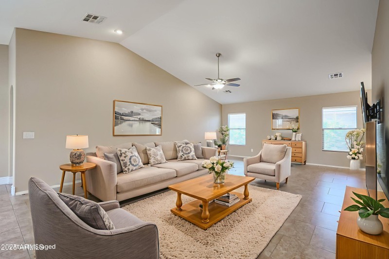 Great Room - Virtually Staged