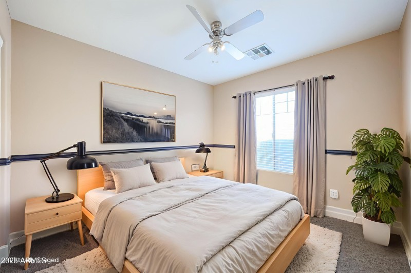 Bedroom 2 - Virtually Staged