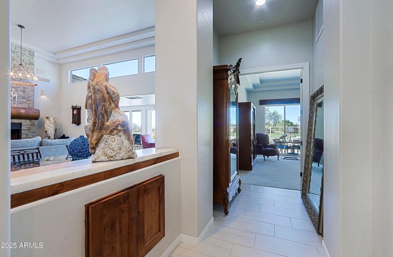 Hall to Master Bedroom