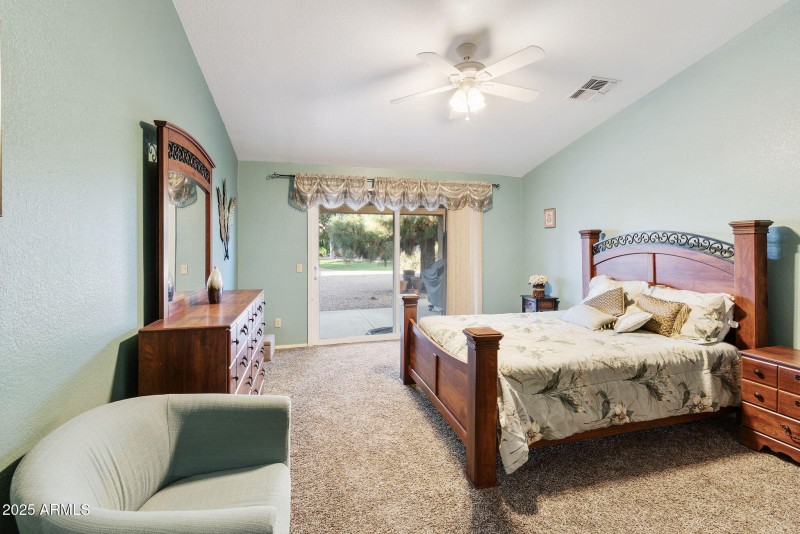 Primary Suite with patio access