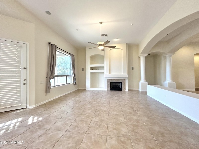 Living Room w/ Fireplace