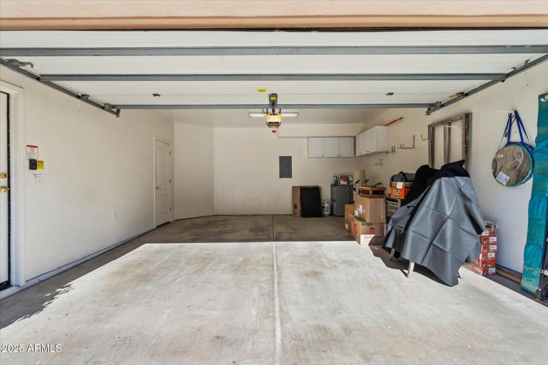 Spacious 2 car garage
