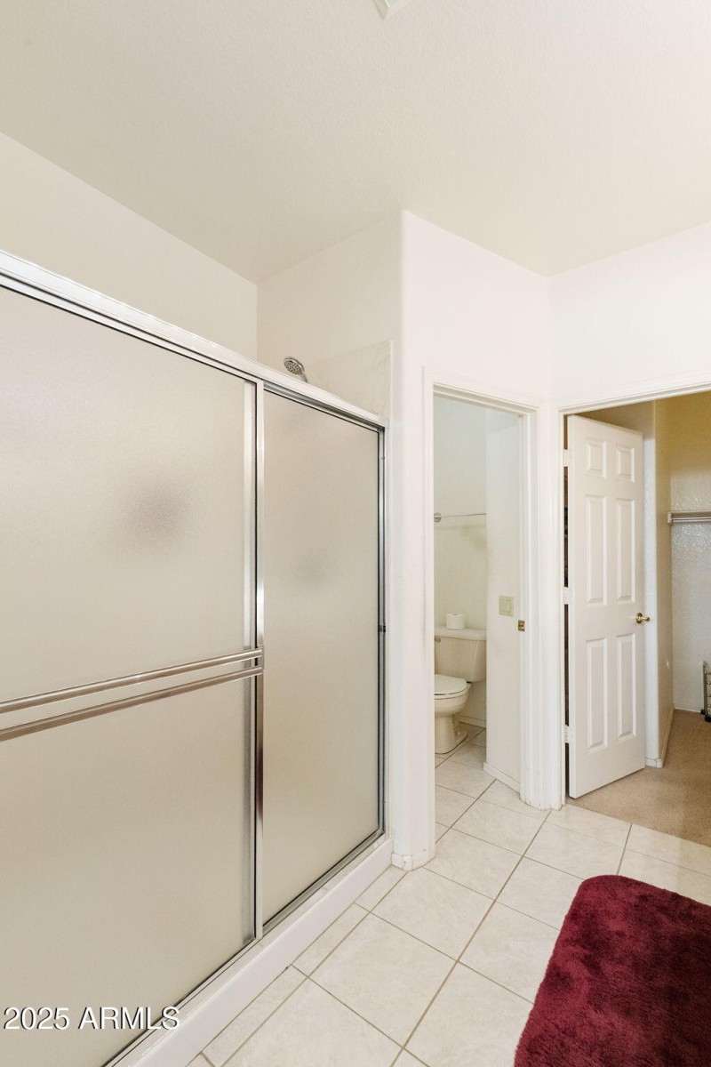 Primary Bath walk-in shower