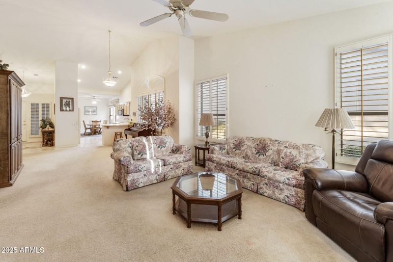 Great Room off kitchen and entry