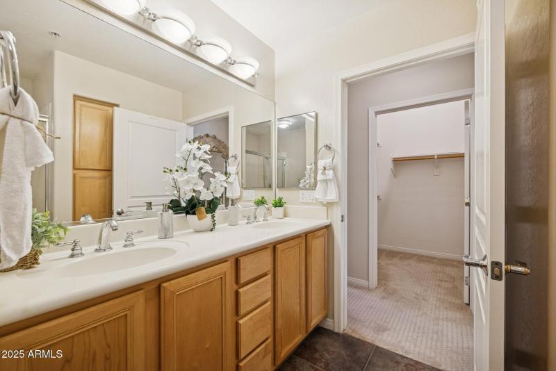 Master Bath with two sinks