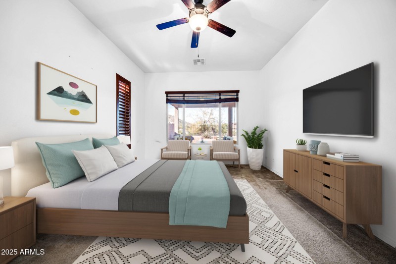 Primary Bedroom - Virtual Staging