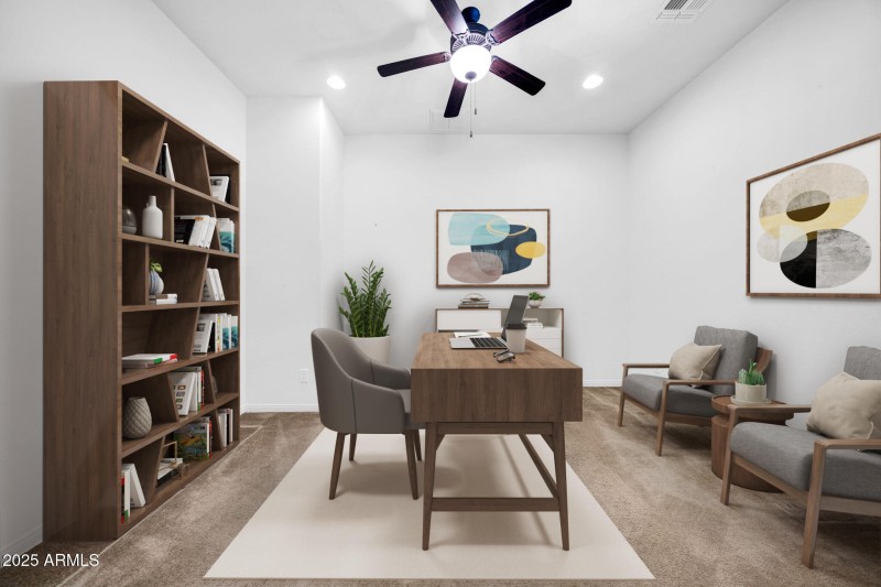 Flex Space Virtually Staged