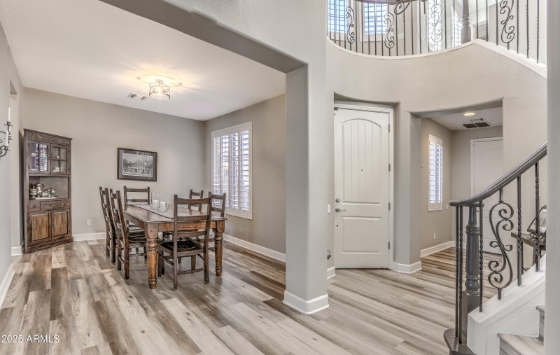 Entry and Dining Room