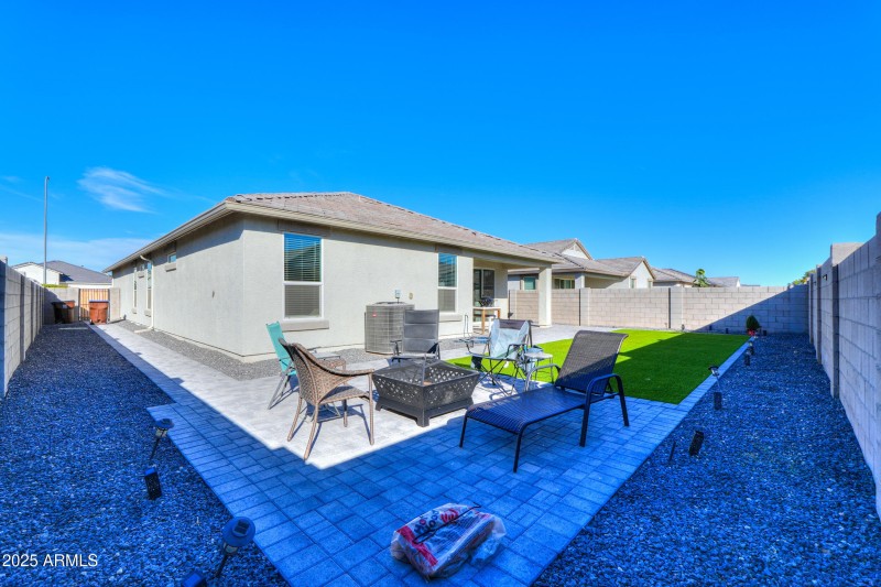 Lots of room in beautiful backyard