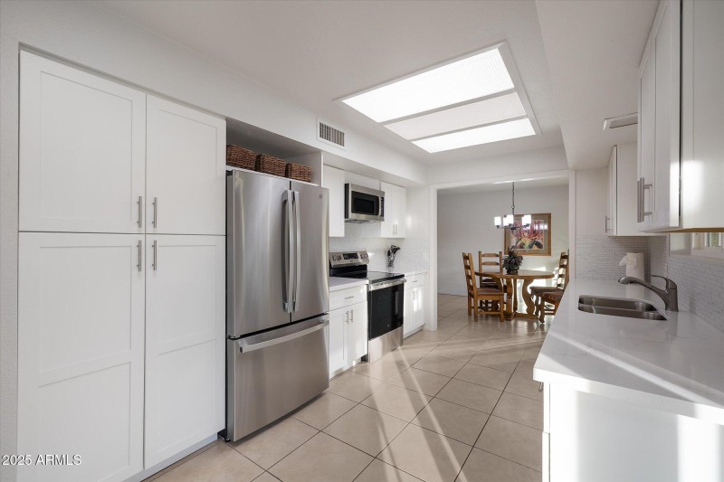 New stainless appliances