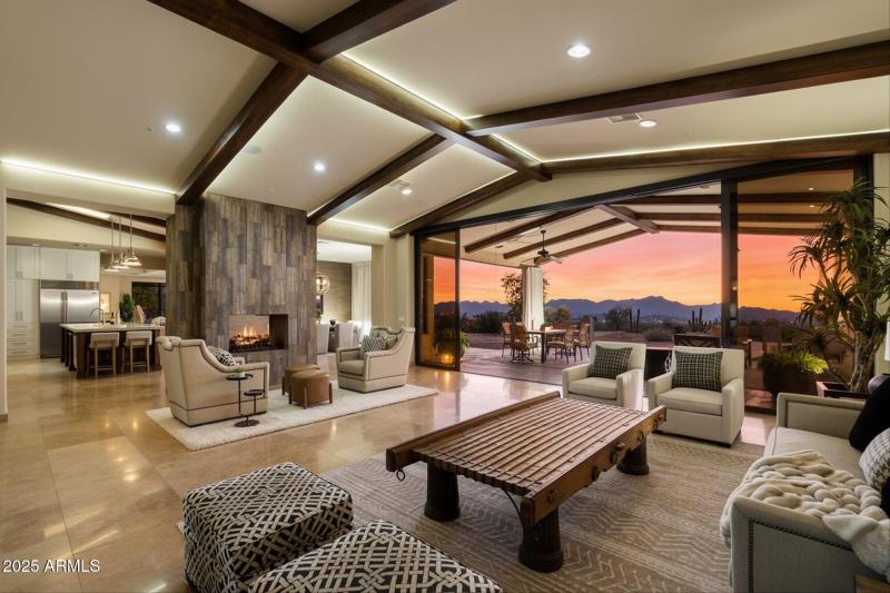 Living room twilight