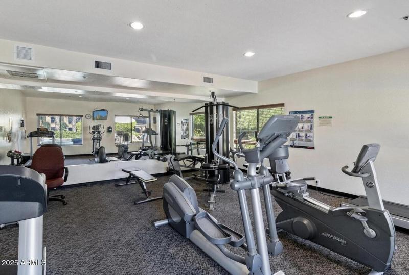 One of 3 workout rooms