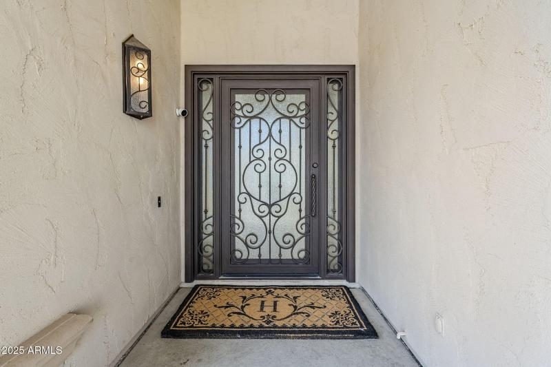 Custom Iron Front Entry